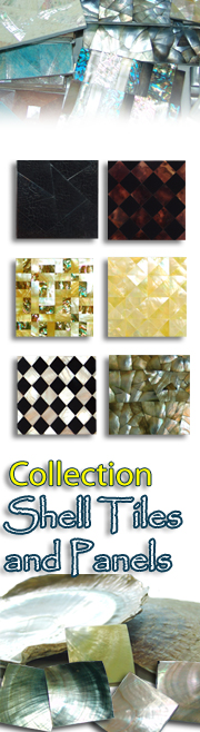 Producers of Best Shell Tiles and Shell Panel also in Capiz Components